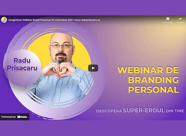 Inregistrare Webinar Branding Personal 26 Octombrie