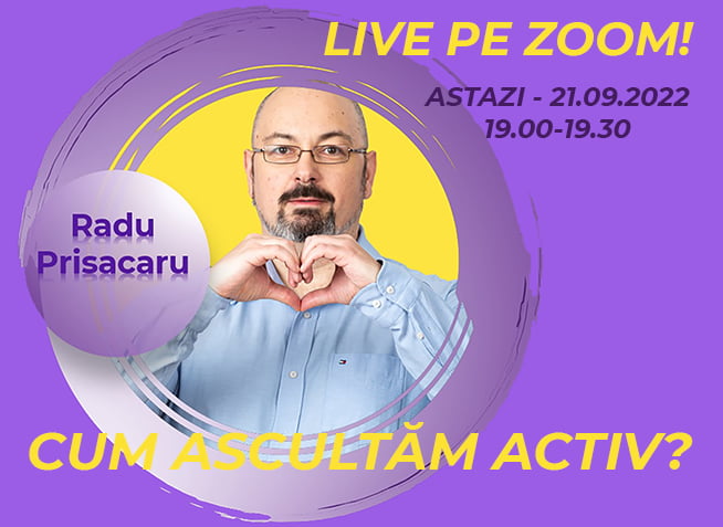 LIVE pe ZOOM - Cum ascultam activ 2 (video)