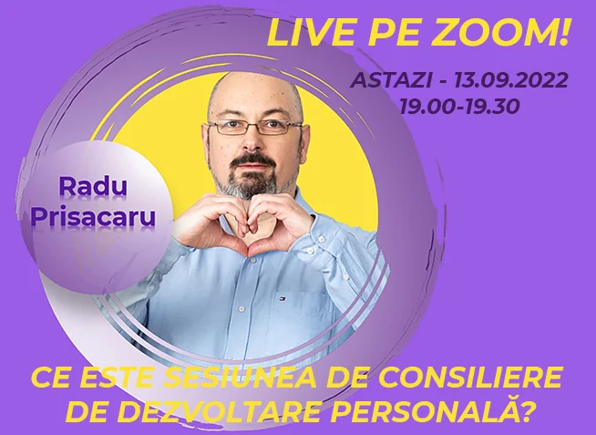 LIVE pe ZOOM - Ce este Sesiunea de Consiliere de Dezvoltare Personala www.holisticacademy.ro
