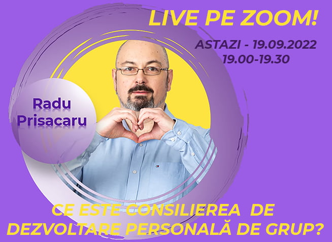 LIVE pe ZOOM - Ce este Consilierea de Dezvoltare Personala de Grup www.holisticacademy.ro