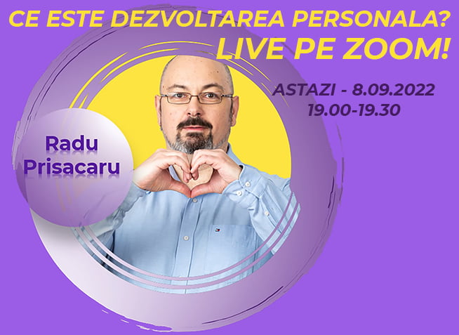 LIVE pe ZOOM - Ce este Dezvoltarea Personala (video)