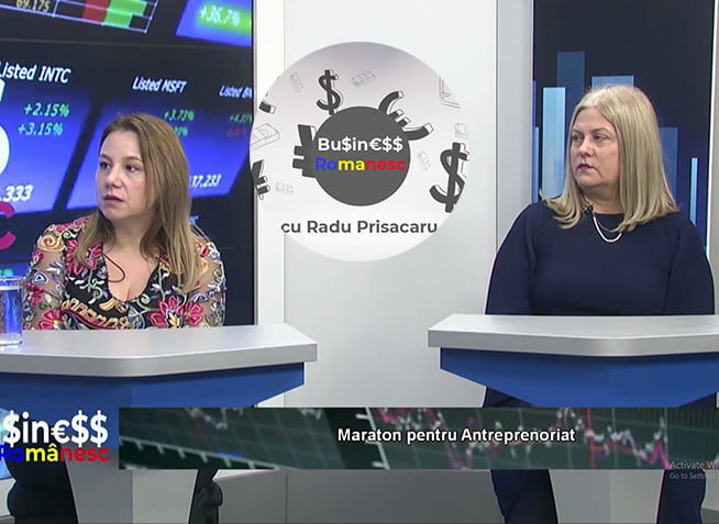 BUSINESS ROMANESC cu Daniela Cireasa & Silvia Albu - Presedinte CONAF Braila  - Vicepresedinte CONAF Braila - Maraton pentru Antreprenoriat (Video)
